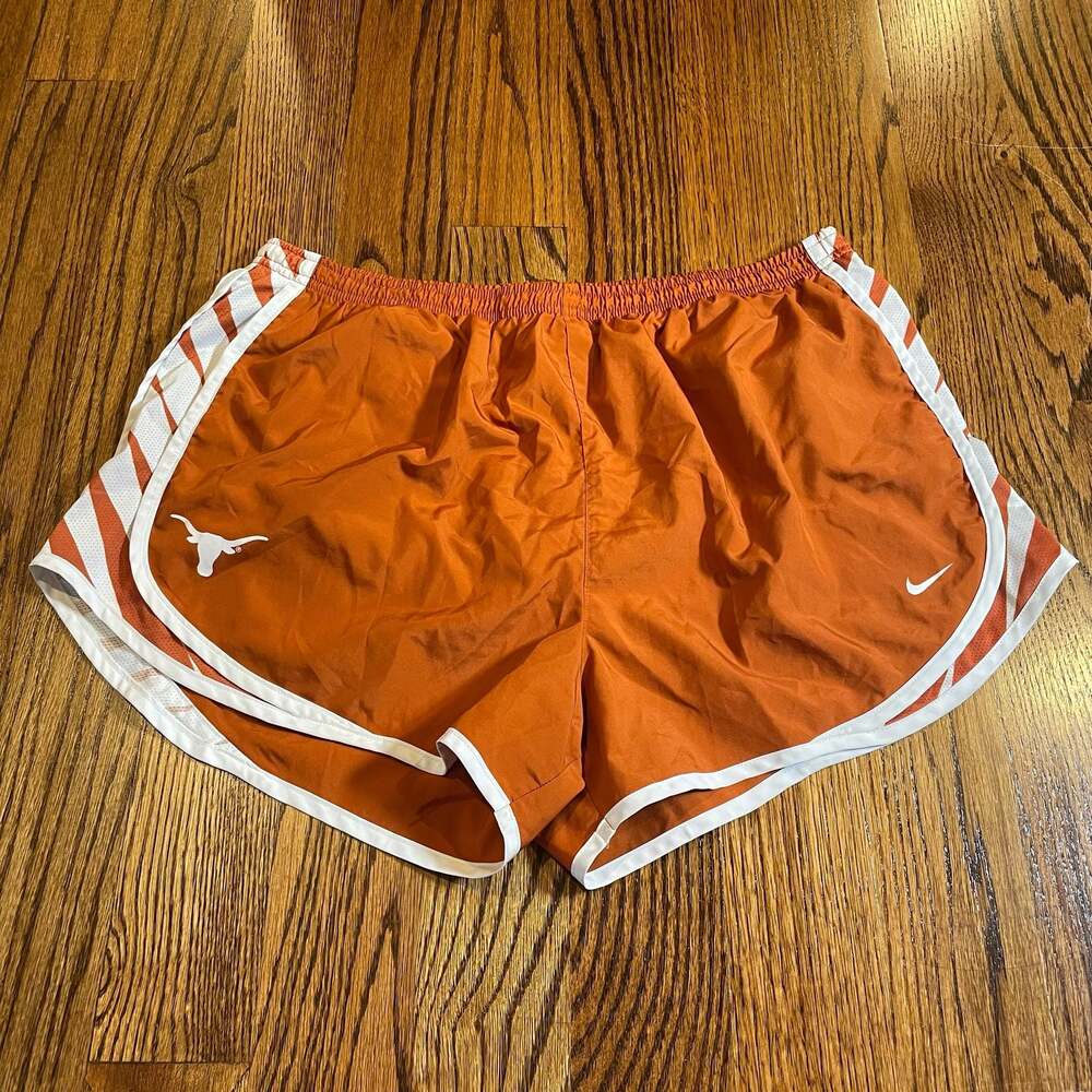 Nike Women's Texas Longhorns Dri-FIT Tempo Performance Running Shorts
